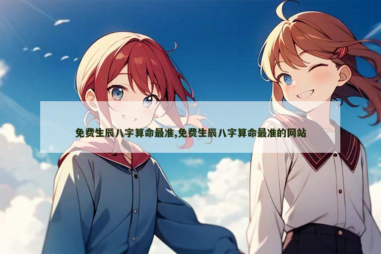 免费生辰八字算命最准,免费生辰八字算命最准的网站